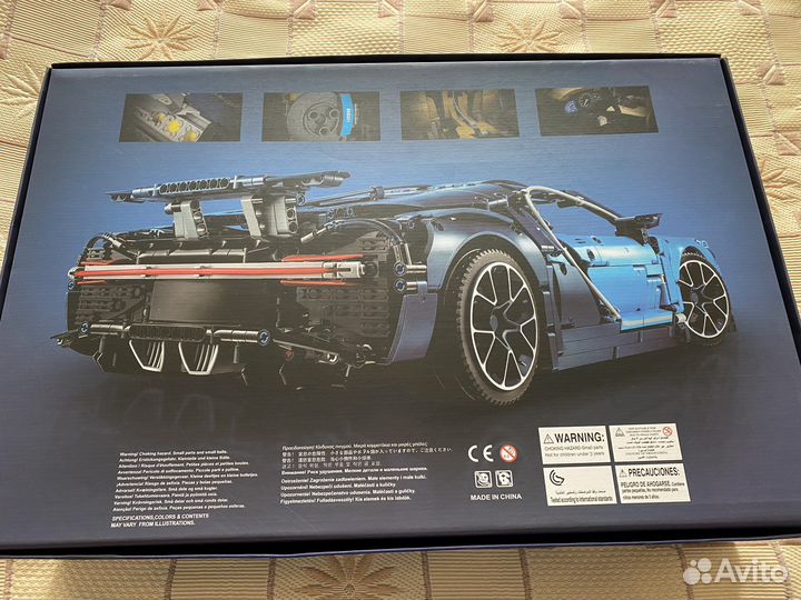 Bugatti chiron конструктор