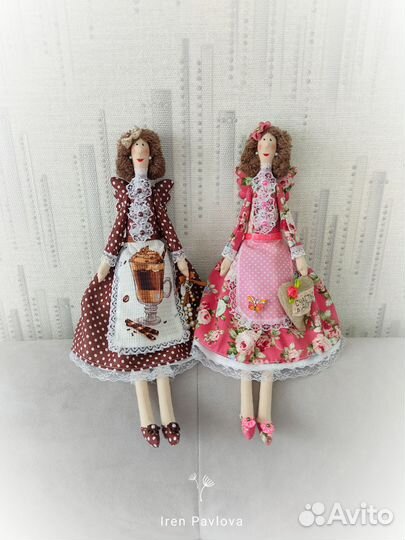 Кукла тильда 2шт