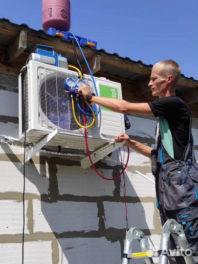 Чистка,ремонт сплит-систем,заправка кондиционеров
