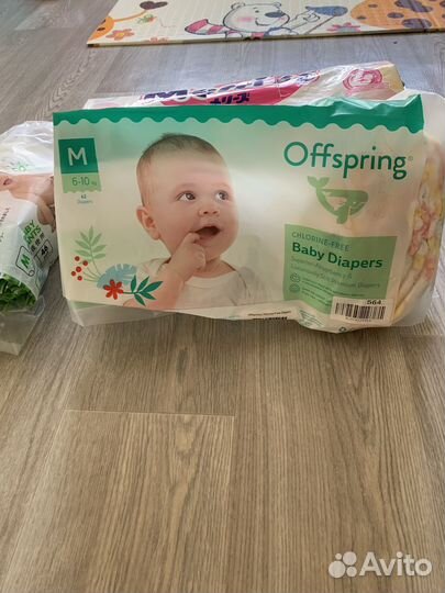 Подгузники, трусики. Остатки. Разные размеры