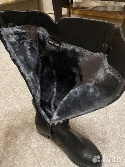 Сапоги зимние женские 39