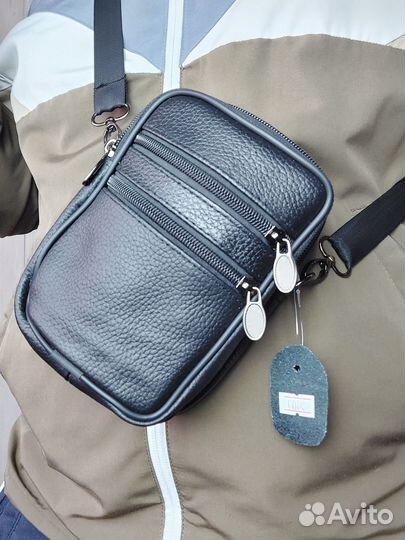 Мужская кожаная сумка