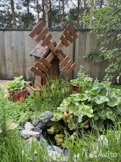 Мельница декоративная для сада