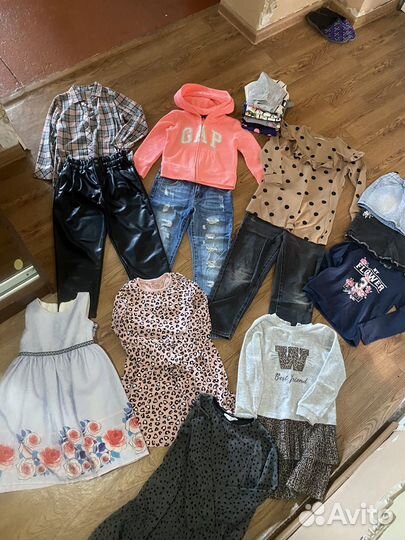 Огромный пакет фирменных вешей для девочки