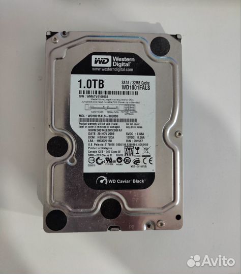 Жесткий диск Western Digital 1 tb