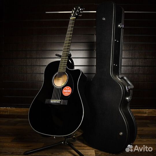 Электроакустическая гитара Fender + Аксессуары