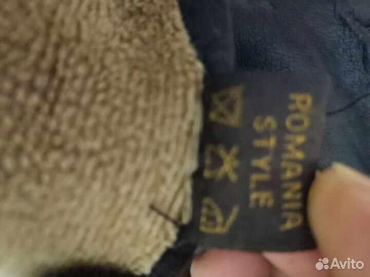 Нат. кожаные перчатки