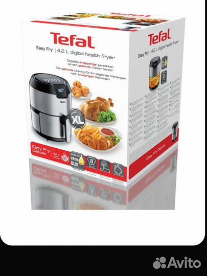 Аэрогриль Tefal Easy Fry Deluxe EY401D15, 4,2 л