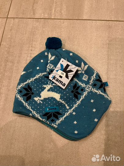 Мужская зимняя шапка kama 56 размер