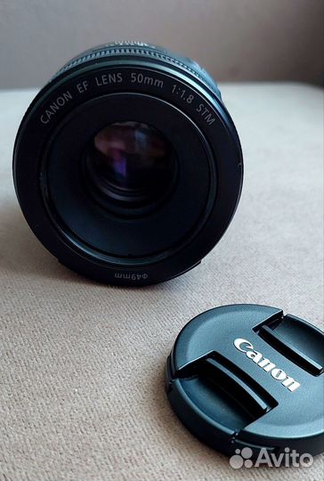 Объектив canon 50mm 1 8 stm