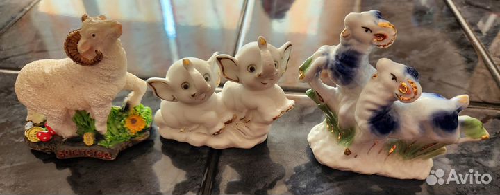 Фарфоровые животные