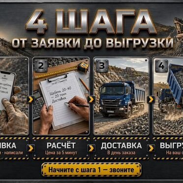 Щебень 40 70