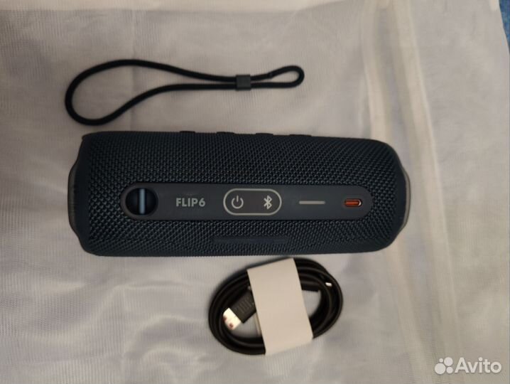 Колонка jbl flip 6 blue оригинал