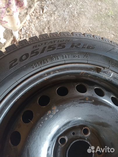 Зимняя резина с дисками205/55/r16