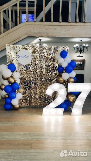 Светящиеся цифры в аренду