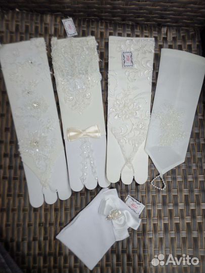 Митенки свадебные и вечерние