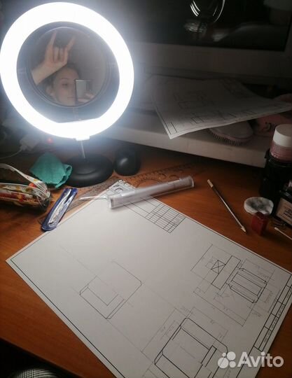 Чертежи от руки и в программе 