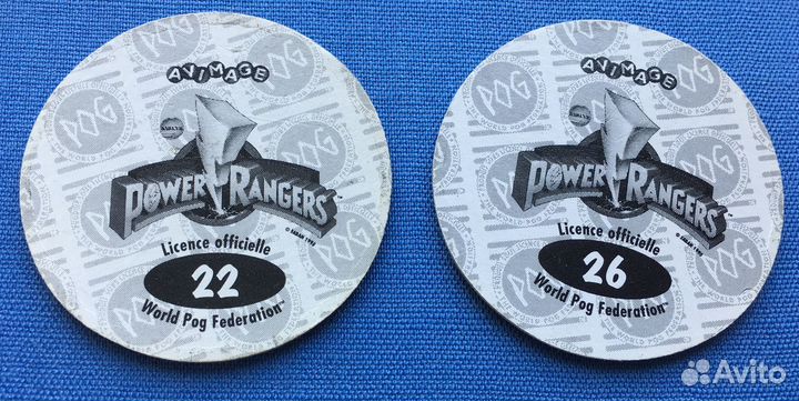 Фишки кэпсы Power Rangers