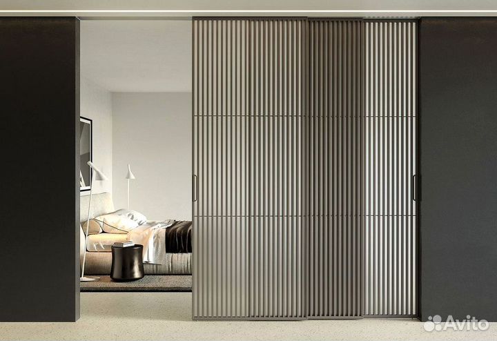 Перегородки раздвижные лофт