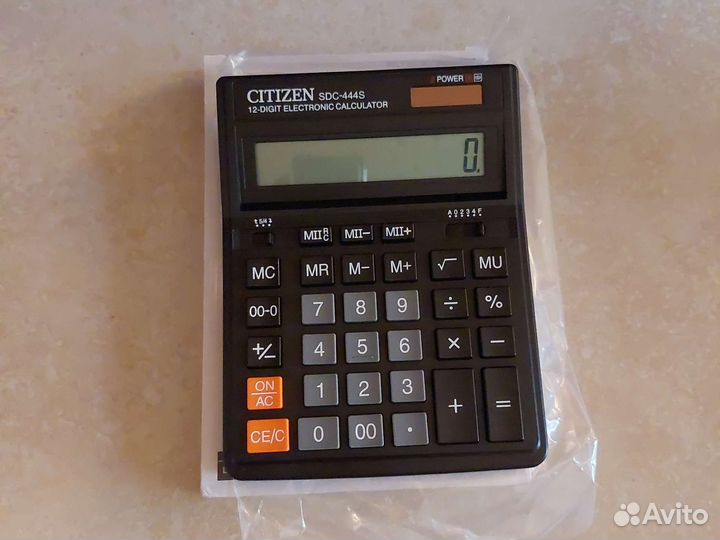 Калькулятор Citizen SDC-444S
