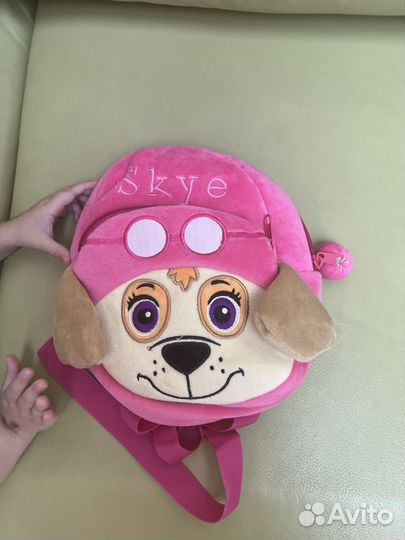 Новый Плюшевый рюкзак для девочки