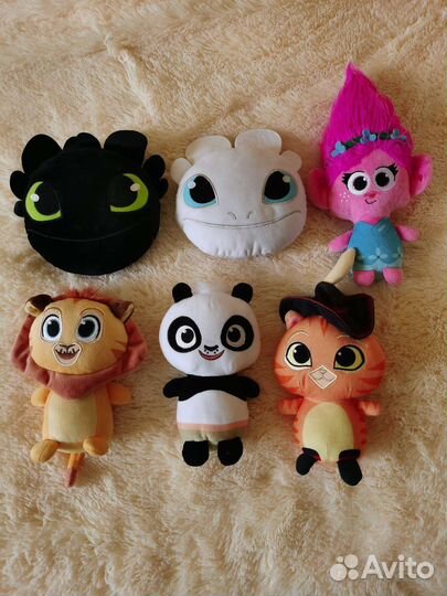 Игрушки мягкие коллекция с магнита