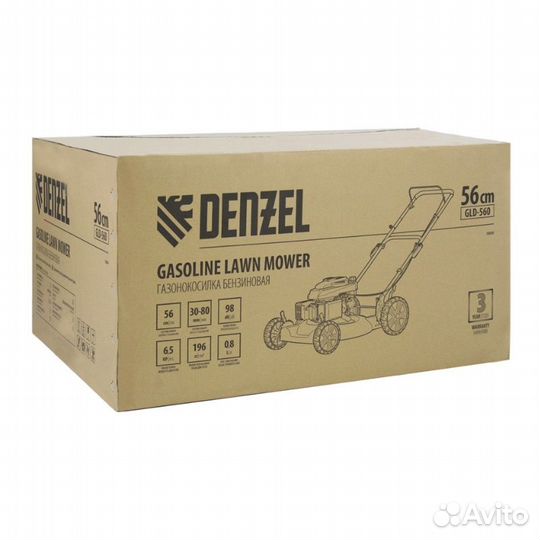 Газонокосилка бензиновая Denzel GLD-560
