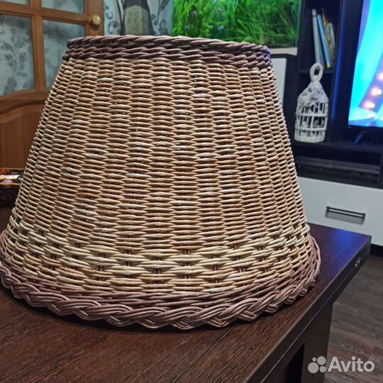 Плафоны для люстр, абажур, торшер из бумажной лозы