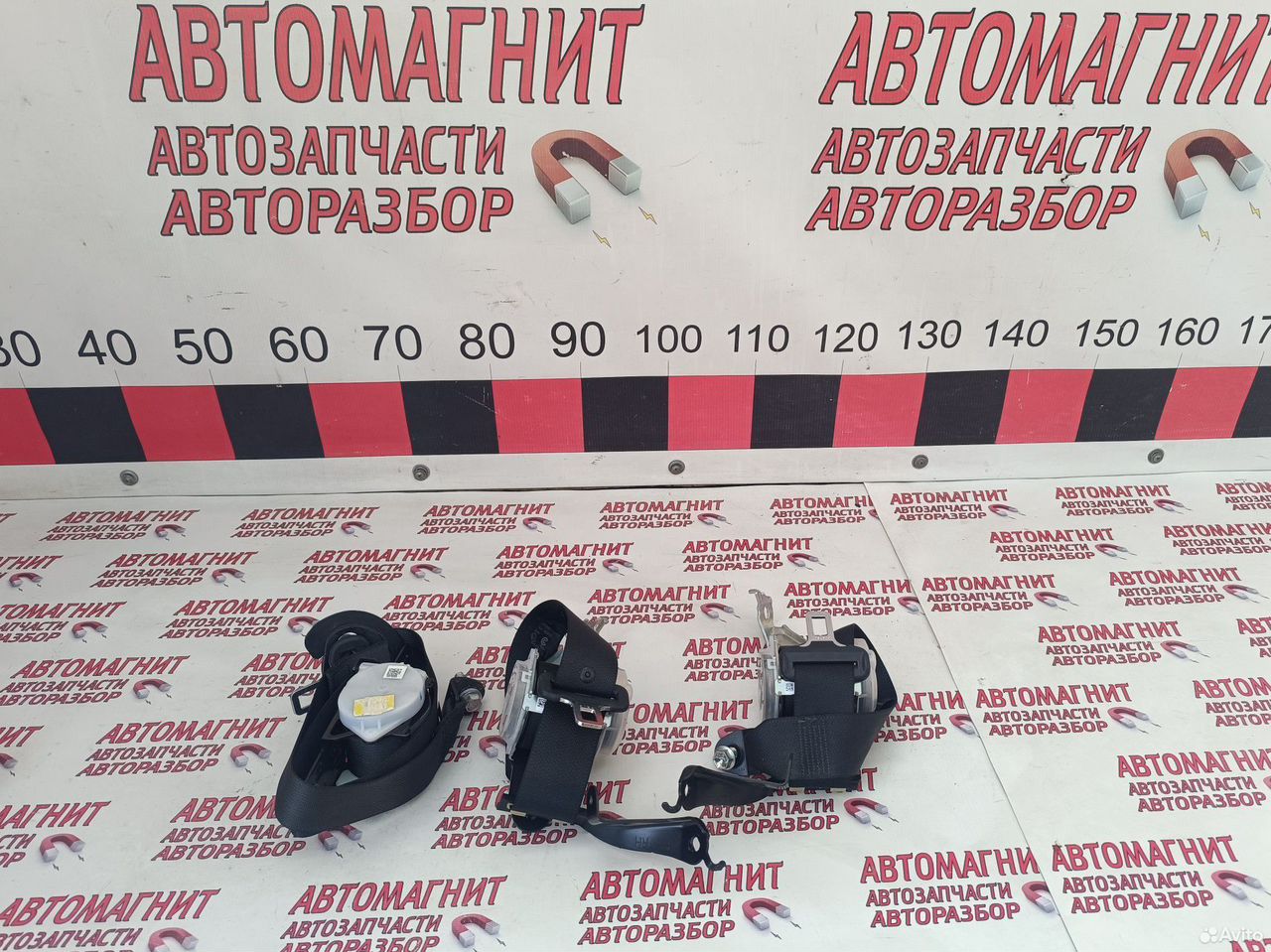 Ремни безопасности задние комплект Рав 4 50 18-нв