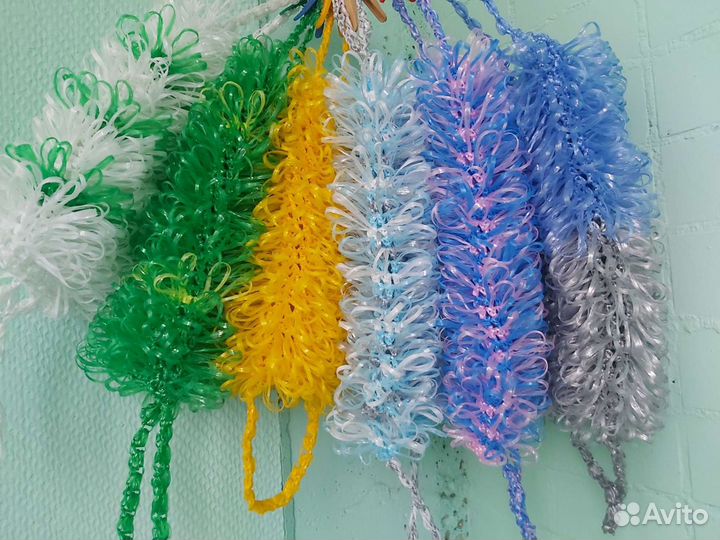 Мочалка ручной работы