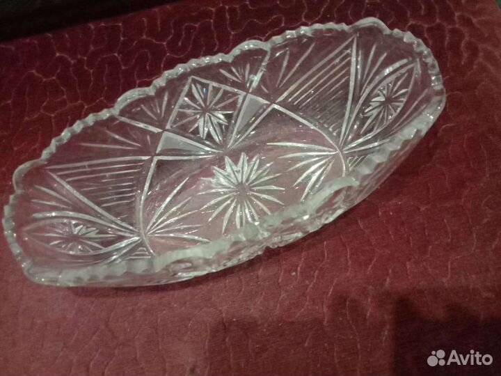Салатник хрустальный