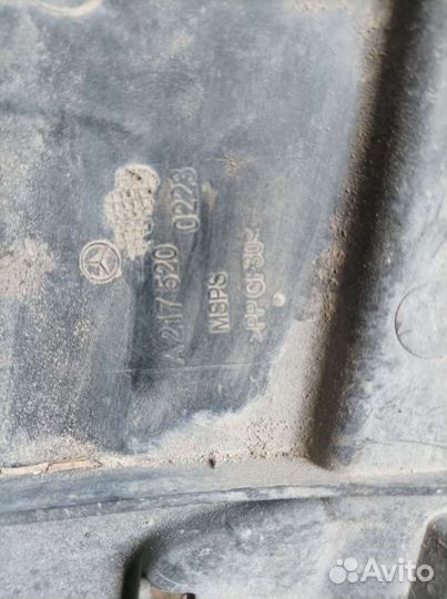 Защита бампера переднего Mercedes S217 Coupe