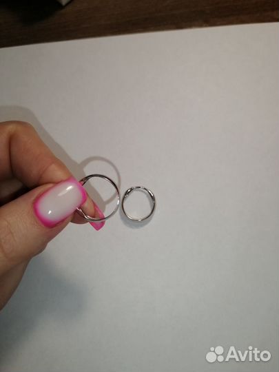 Серебряные серьги