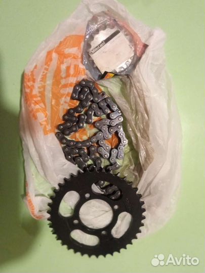 Звезды и цепь новые для мото