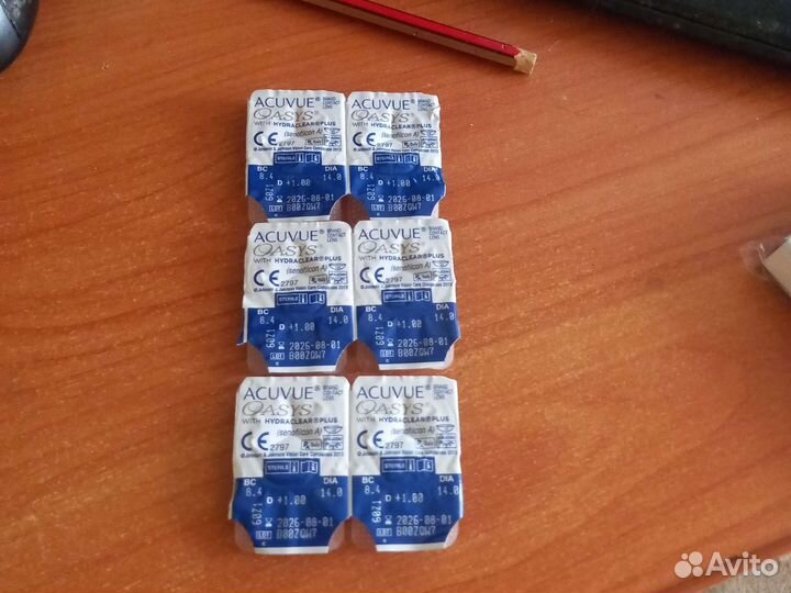 Контактные линзы acuvue 6шт