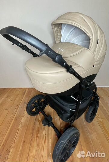 Коляска 2 в 1 Indigo эко кожа