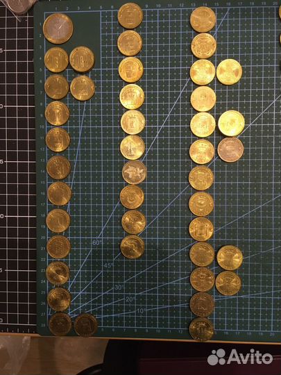 Монеты юбилейные 10рублей