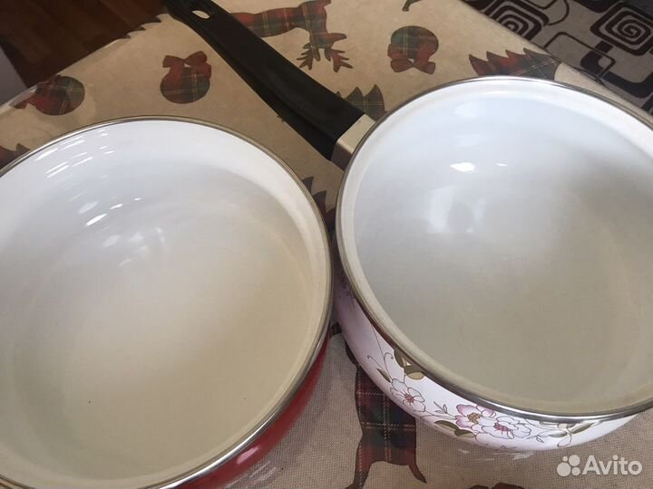 Ковшик эмалированный из Югославского набора