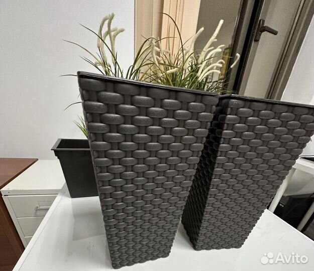 Кашпо ротанг