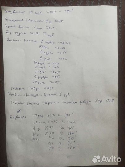 Монеты с браком разные