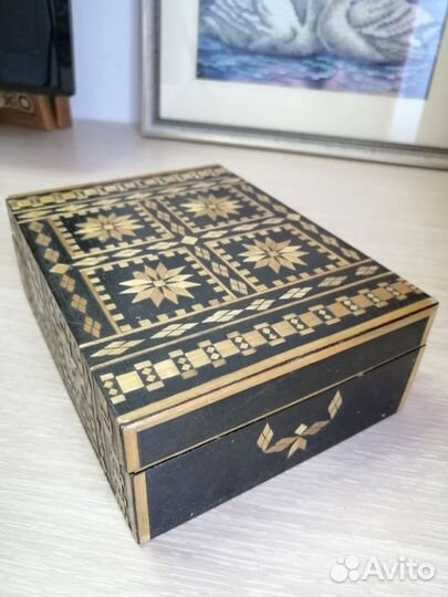 Шкатулка деревянная СССР