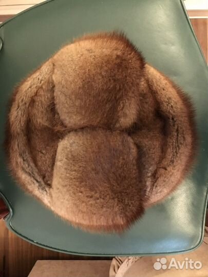 Мужская шапка натуральный мех