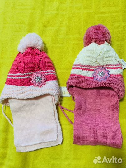 Комплект Шапка с Шарфом Новые