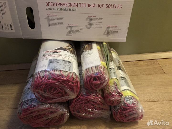 Электрический теплый пол Rehau solelec 1-8кв.м