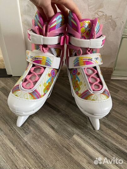 Коньки раздвижные, 30-33