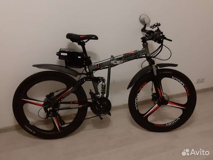 Электровелосипед двухподвес 500Вт складной