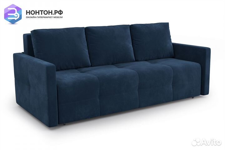 Диван еврокнижка Марсель 2 темно-синий