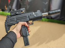 Пистолет игрушечный автомат UZI с прицелом