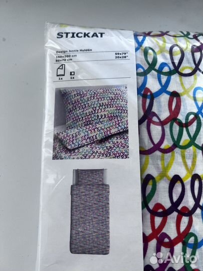 Постельное белье IKEA новое детское