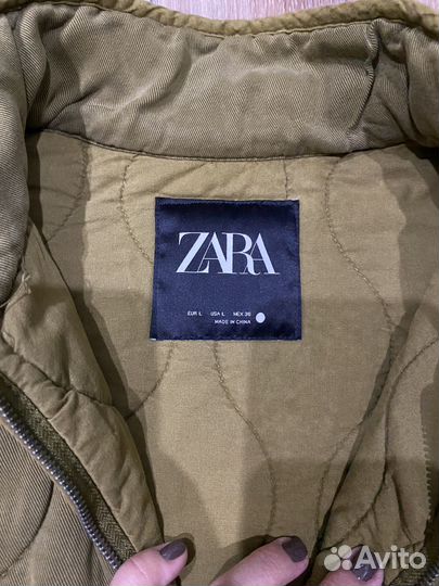 Бомбер женский zara